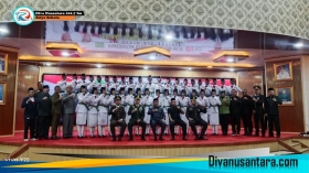 Herkoni Anggota DPRD Rohil Dari Fraksi Partai Keadilan Sejahtera PKS Menghadiri Pengukuhan Paskibra